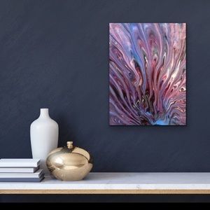 Original signed pour art signed by artist